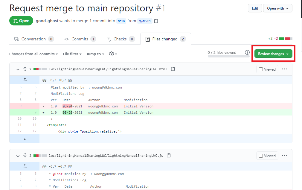 using github